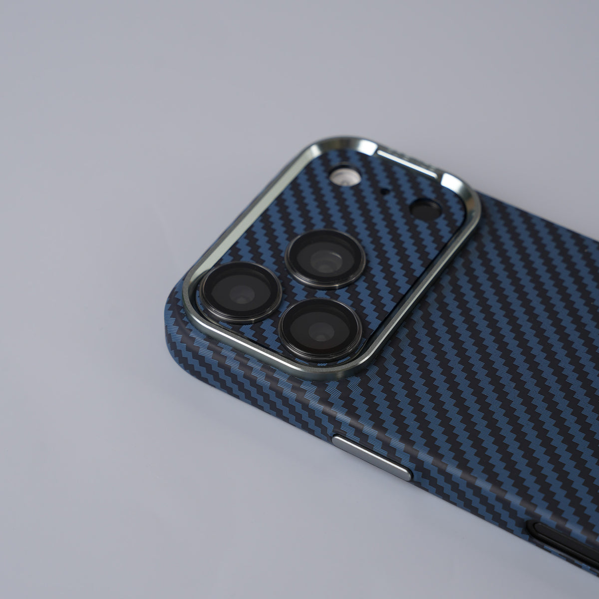 Carbon Fiber Camera Protector (BLUE)