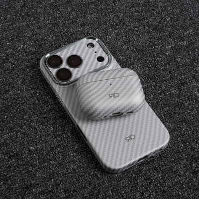 RD Carbon Fiber AirPods Case V2 (WHITE)